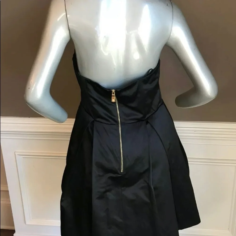Kate Young For Target Black Strapless Sz 10 Bow